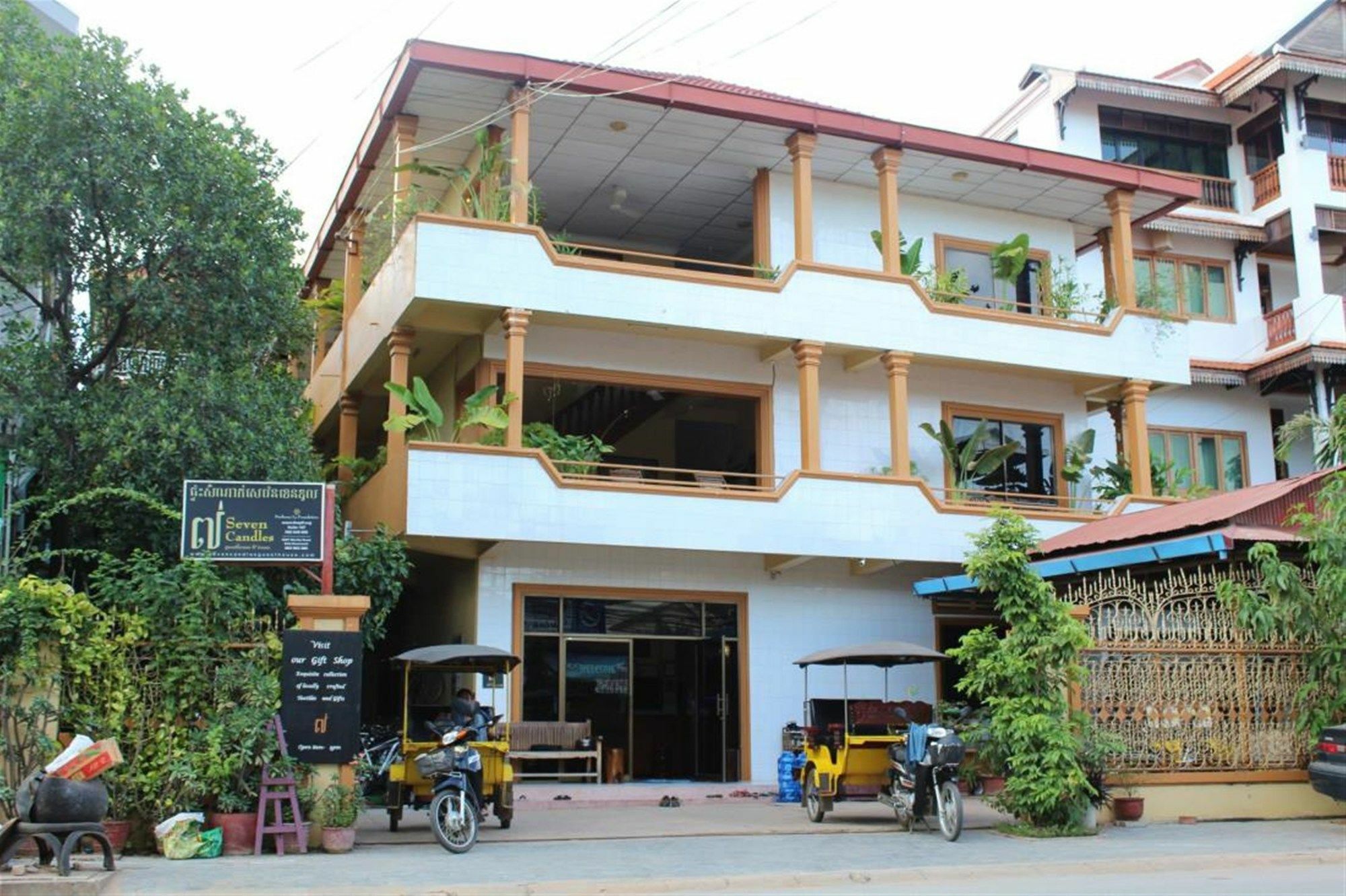 Seven Candles Guesthouse Siem Reap Exteriör bild